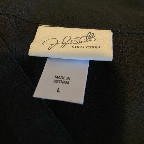 Stylish Working Profess. Attire - Black Button Up - Picture 2 of 2